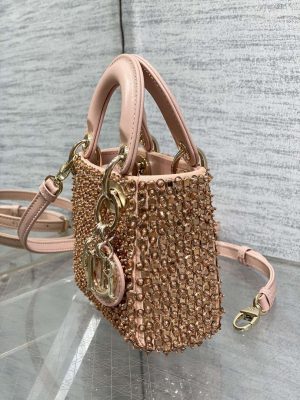 dior s0856 micro lady bag limited edition handmade beads lambskin pink 005 luxibags.ru .jpg