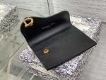dior s5611 saddle flap card holder black grained calfskin 04 luxibags.ru .jpg