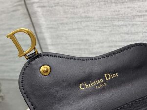 dior s5611 saddle flap card holder black grained calfskin 05 luxibags.ru .jpg