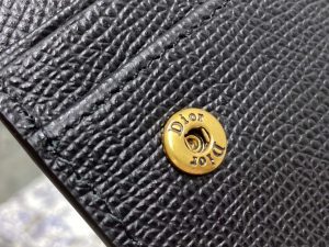 dior s5611 saddle flap card holder black grained calfskin 06 luxibags.ru .jpg