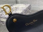 dior s5611 saddle flap card holder blue dior oblique jacquard 06 luxibags.ru .jpg