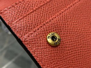 dior s5611 saddle flap card holder orange grained calfskin 05 luxibags.ru .jpg