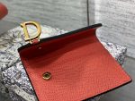 dior s5611 saddle flap card holder orange grained calfskin 06 luxibags.ru .jpg