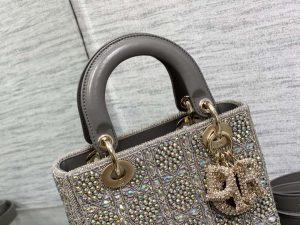 dior small lady bag lambskin m0538 limited edition heavy industry beads gray 001 luxibags.ru .jpg