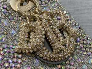dior small lady bag lambskin m0538 limited edition heavy industry beads gray 003 luxibags.ru .jpg