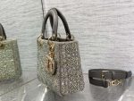 dior small lady bag lambskin m0538 limited edition heavy industry beads gray 006 luxibags.ru .jpg