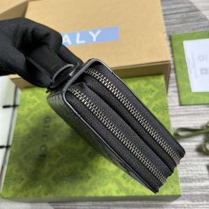 gucci 395474 guccissima leather zip around case black 3 luxibags.ru .jpg