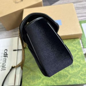 gucci 443497 gg marmont small shoulder bag black quilted velvet 3 luxibags.ru .jpg