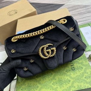gucci 443497 gg marmont small shoulder bag black quilted velvet 4 luxibags.ru .jpg