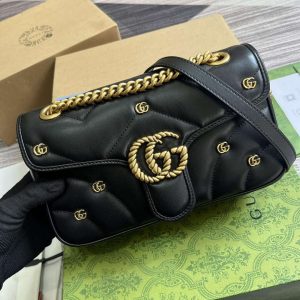 gucci 443497 gg marmont small shoulder bag double g studs black 4 luxibags.ru .jpg