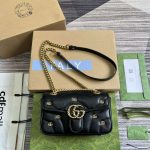 gucci 446744 gg marmont mini shoulder bag double g studs black 1 luxibags.ru .jpg
