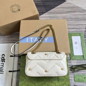 gucci 446744 gg marmont mini shoulder bag double g studs white 2 luxibags.ru .jpg