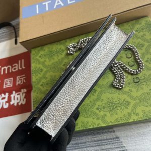 gucci 497985 gg marmont leather mini chain bag silver 006 luxibags.ru .jpg