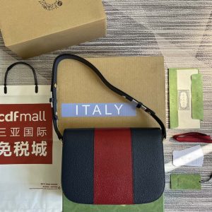 gucci 602204 adidas x gucci gucci horsebit 1955 small bag navy white 002 luxibags.ru .jpg