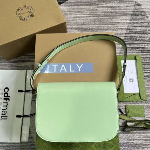 gucci 602204 horsebit 1955 shoulder bag green 002 luxibags.ru .jpg
