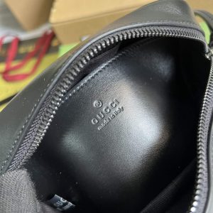 gucci 634936 gg marmont mini shoulder bag black matelass chevron leather 10 luxibags.ru .jpg