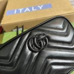 gucci 634936 gg marmont mini shoulder bag black matelass chevron leather 6 luxibags.ru .jpg