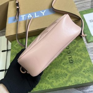 gucci 634936 gg marmont mini shoulder bag light pink matelasse chevron leather 11 luxibags.ru .jpg