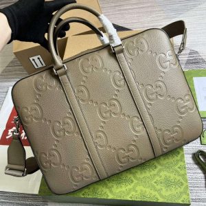 gucci 658573 mens gg embossed briefcase bag taupe 4 luxibags.ru .jpg