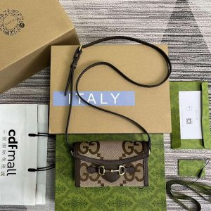 gucci 699296 gucci horsebit 1955 jumbo gg mini bag brown big g 1 luxibags.ru .jpg