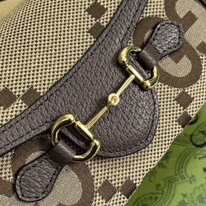 gucci 699296 gucci horsebit 1955 jumbo gg mini bag brown big g 5 luxibags.ru .jpg