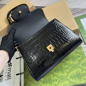 gucci 703848 gucci horsebit 1955 mini bag black crocodile leather 7 luxibags.ru .jpg