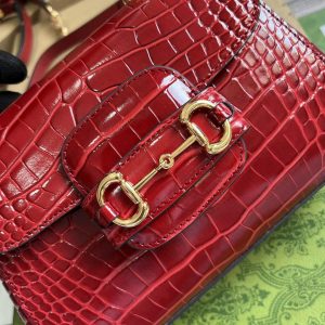 gucci 703848 gucci horsebit 1955 mini bag red crocodile leather 9 luxibags.ru .jpg