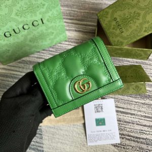 gucci 723786 gg matelasse card case wallet green 1 luxibags.ru .jpg