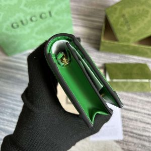 gucci 723786 gg matelasse card case wallet green 3 luxibags.ru .jpg