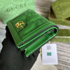 gucci 723786 gg matelasse card case wallet green 5 luxibags.ru .jpg