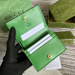 gucci 723786 gg matelasse card case wallet green 7 luxibags.ru .jpg