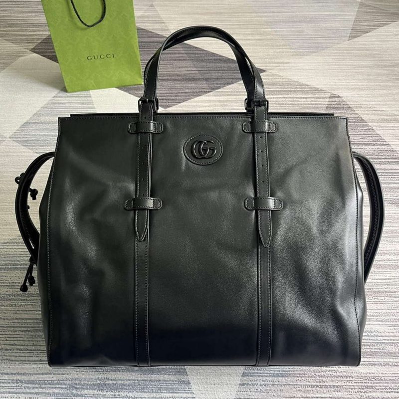 gucci 725683 large tote bag with tonal double g black 1 luxibags.ru .jpg
