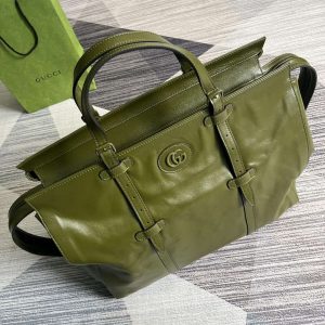 gucci 725683 large tote bag with tonal double g forest green 5 luxibags.ru .jpg