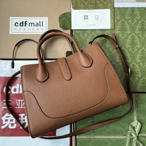 gucci 727810 jackie 1961 small natural grain tote in brown leatherr 002 luxibags.ru .jpg