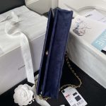 hanel ap3363 flap baguette bag velvet navy blue 006 luxibags.ru .jpg