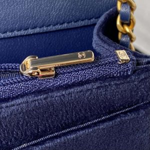 hanel ap3363 flap baguette bag velvet navy blue 009 luxibags.ru .jpg