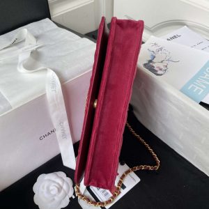 hanel ap3363 flap baguette bag velvet wine red 006 luxibags.ru .jpg