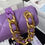 hanel as3205 mini flap bag lambskin gold tone metal purple 04 luxibags.ru .jpg