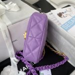 hanel as3205 mini flap bag lambskin gold tone metal purple 06 luxibags.ru .jpg