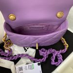 hanel as3205 mini flap bag lambskin gold tone metal purple 07 luxibags.ru .jpg
