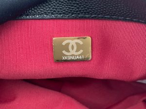 hanel as3369 small flap bag shiny calfskin gold tone metal black 09 luxibags.ru .jpg