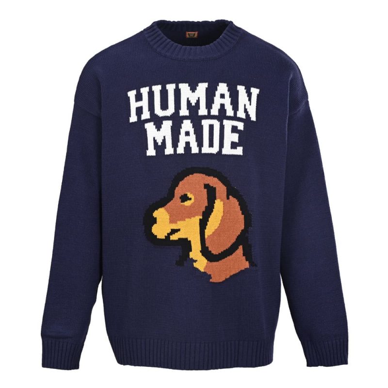 human made navy sweater