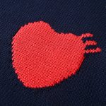 human made navy sweater white bear 1