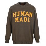 human made olive sweater