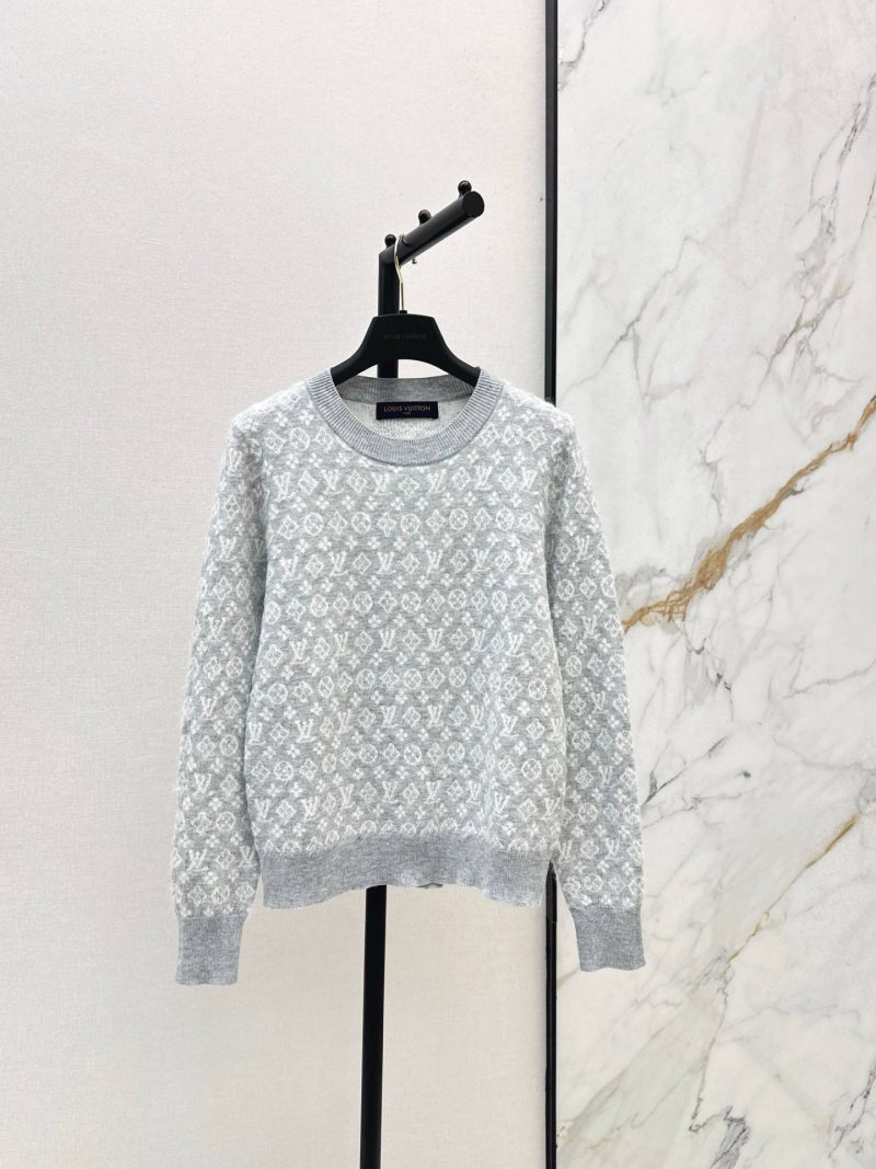 lv sweater grey