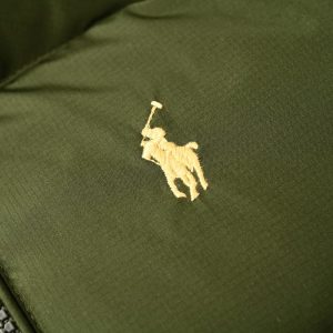 ralph lauren olive superior down jacket logo